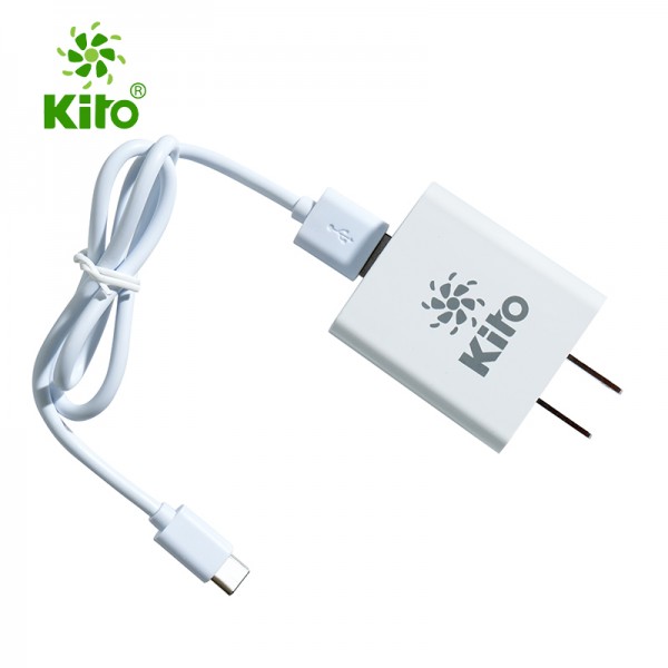 Sạc nhanh 8.4V của bộ quạt áo điều hòa KITO KZT02 22V chính hãng, BH 1 Năm